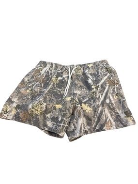 Abercrombie & Fitch Men's Camouflage Athletic Shorts - Gray, Brown, Tan